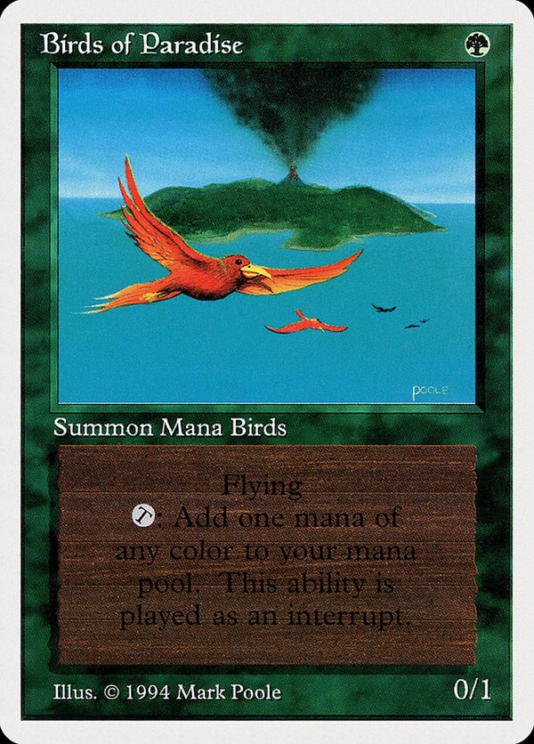 Birds of Paradise [Summer Magic / Edgar] - Magic: The Gathering