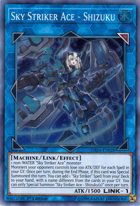 Sky Striker Ace - Shizuku (DASA-EN028) [Super Rare] - Yu-Gi-Oh!