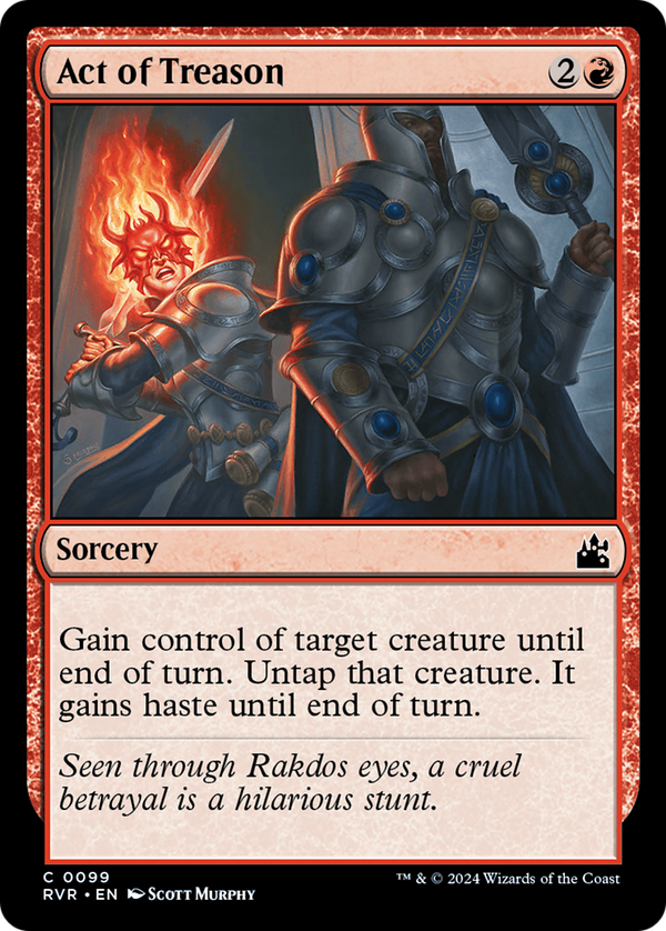 Act of Treason [Ravnica Remastered] - Magic: The Gathering