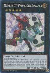 Number 67: Pair-a-Dice Smasher (BLRR-EN031) [Secret Rare] - Yu-Gi-Oh!