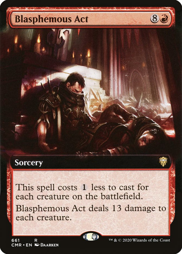 Blasphemous Act (Extended Art) [Commander Legends] - Magic: The Gathering