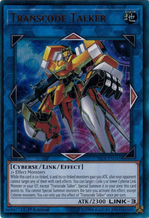Transcode Talker (YS18-EN041) [Ultra Rare] - Yu-Gi-Oh!