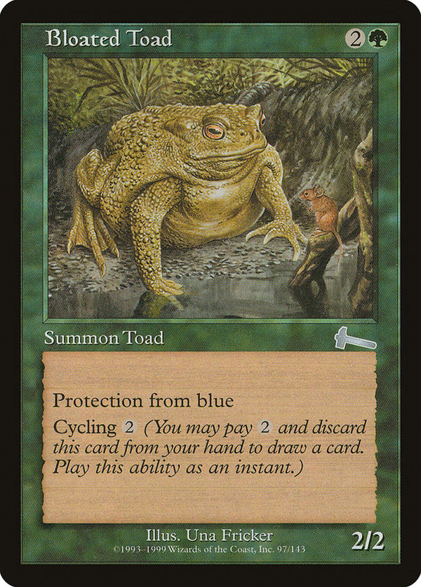 Bloated Toad [Urza's Legacy] - Magic: The Gathering