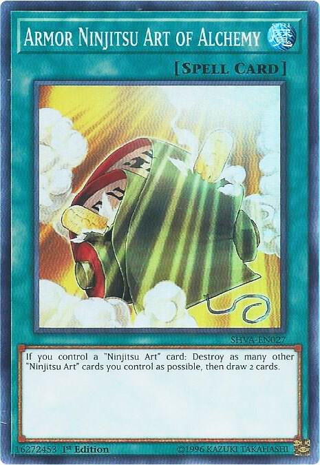 Armor Ninjitsu Art of Alchemy (SHVA-EN027) [Super Rare] - Yu-Gi-Oh!