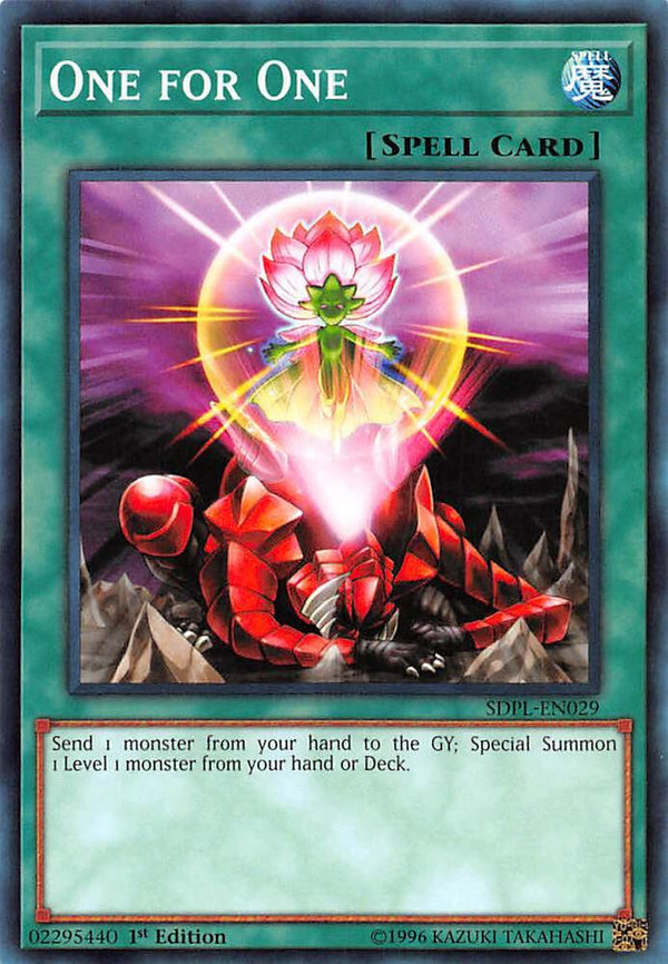 One for One (SDPL-EN029) [Common] - Yu-Gi-Oh!