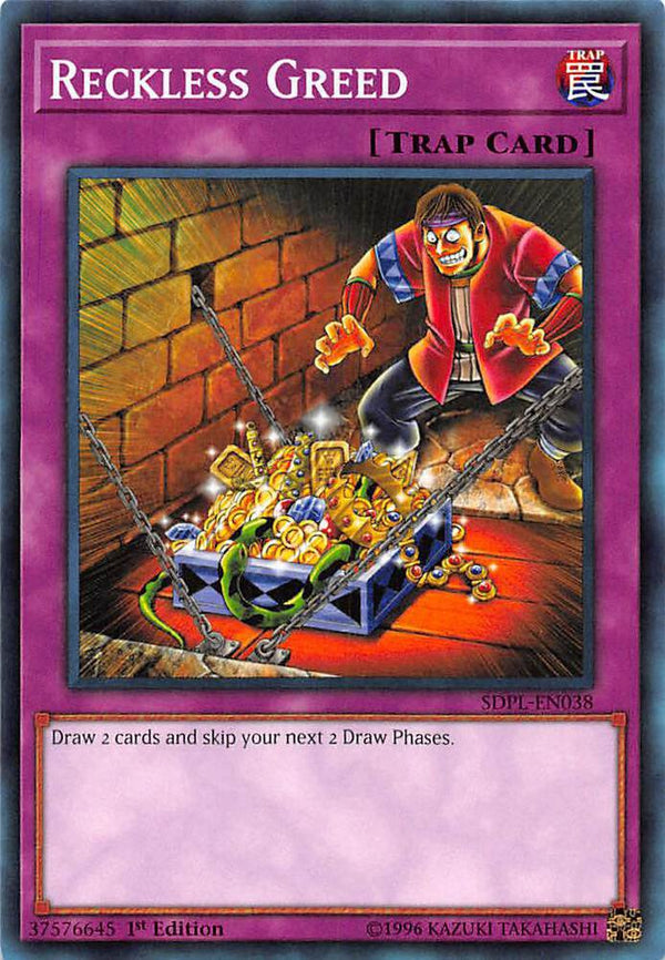 Reckless Greed (SDPL-EN038) [Common] - Yu-Gi-Oh!
