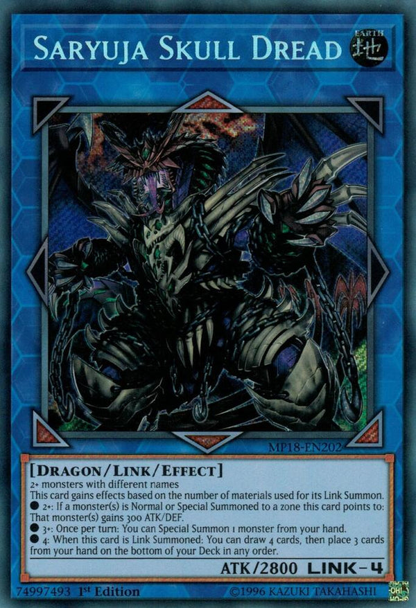 Saryuja Skull Dread (MP18-EN202) [Secret Rare] - Yu-Gi-Oh!