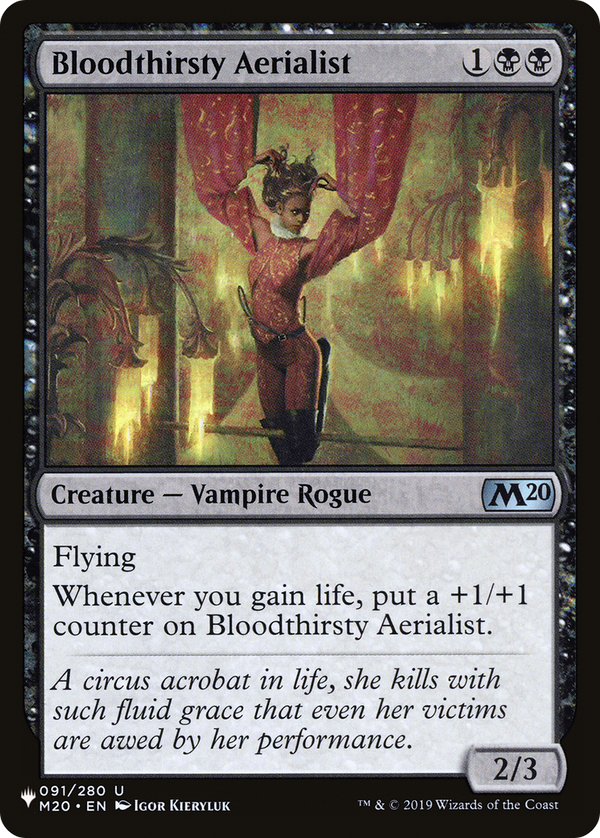 Bloodthirsty Aerialist [The List] - Magic: The Gathering