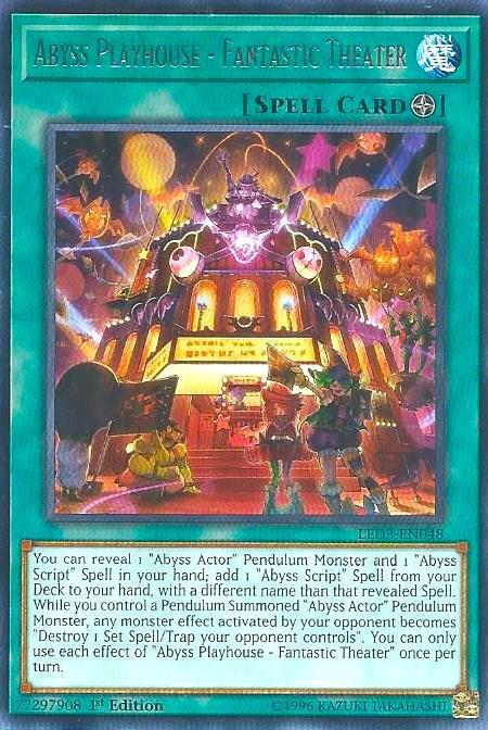 Abyss Playhouse - Fantastic Theater (LED3-EN048) [Rare] - Yu-Gi-Oh!