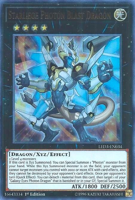 Starliege Photon Blast Dragon (LED3-EN034) [Ultra Rare] - Yu-Gi-Oh!