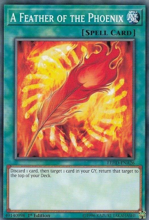 A Feather of the Phoenix (LEHD-ENA26) [Common] - Yu-Gi-Oh!