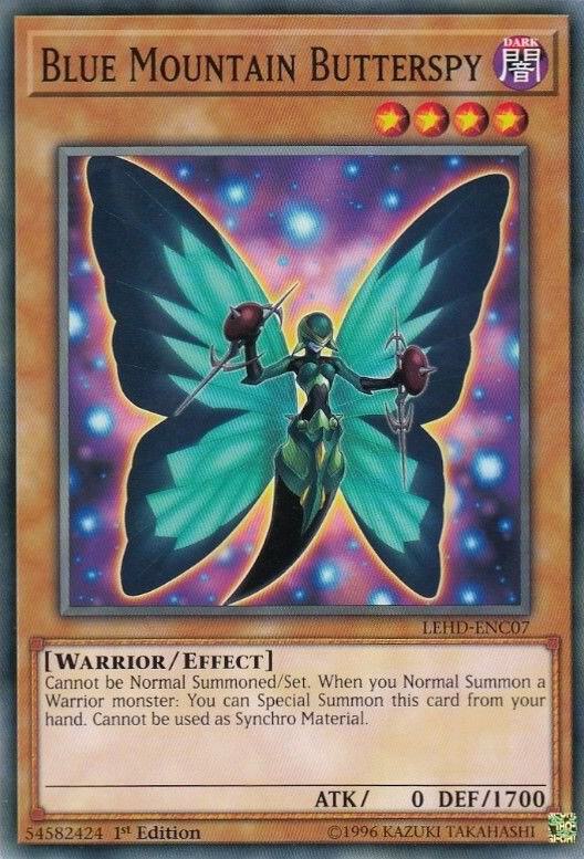 Blue Mountain Butterspy (LEHD-ENC07) [Common] - Yu-Gi-Oh!