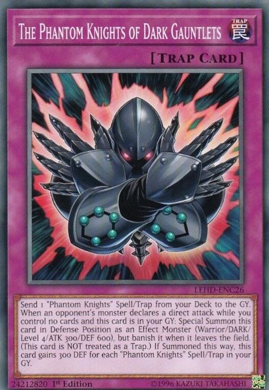 The Phantom Knights of Dark Gauntlets (LEHD-ENC26) [Common] - Yu-Gi-Oh!