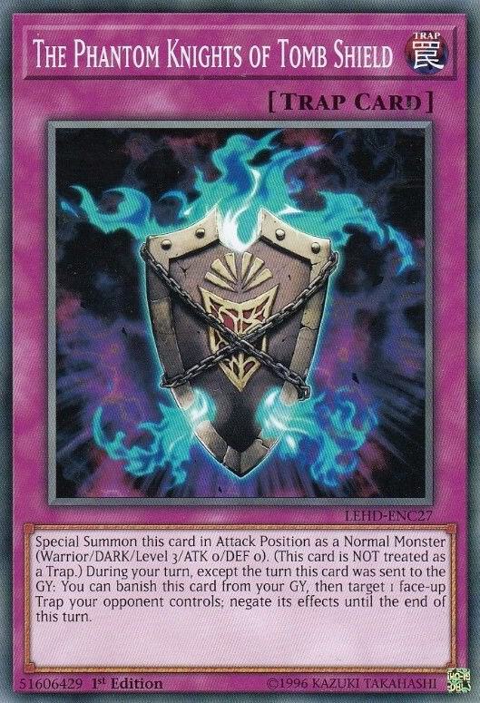 The Phantom Knights of Tomb Shield (LEHD-ENC27) [Common] - Yu-Gi-Oh!