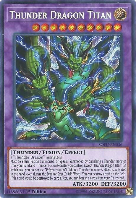 Thunder Dragon Titan (SOFU-EN036) [Secret Rare] - Yu-Gi-Oh!