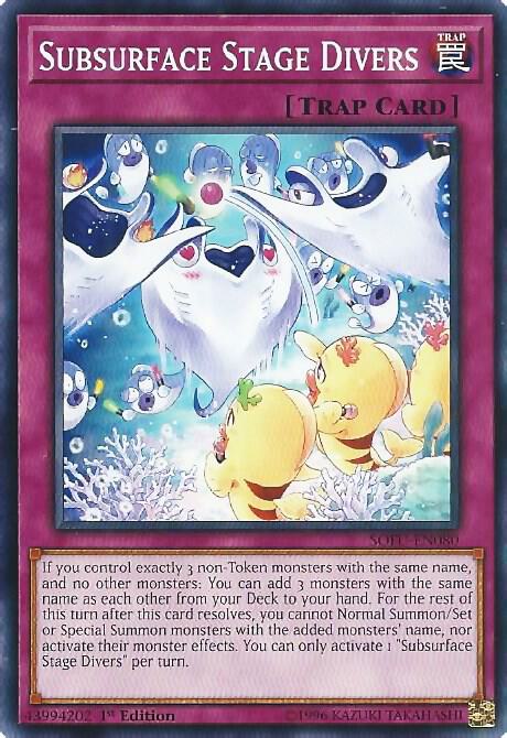 Subsurface Stage Divers (SOFU-EN080) [Common] - Yu-Gi-Oh!