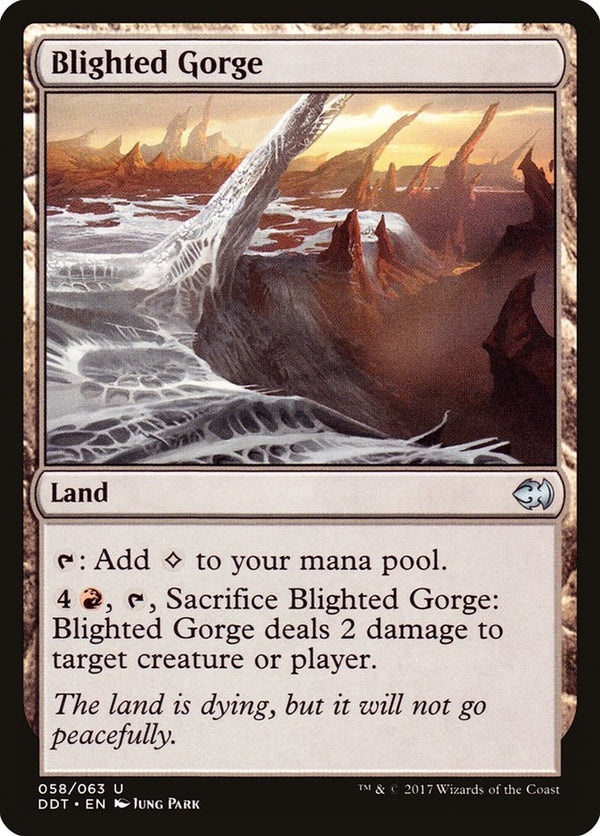 Blighted Gorge [Duel Decks: Merfolk vs. Goblins] - Magic: The Gathering