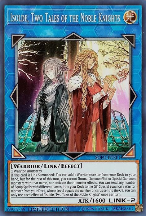 Isolde, Two Tales of the Noble Knights (SOFU-ENSE1) [Super Rare] - Yu-Gi-Oh!