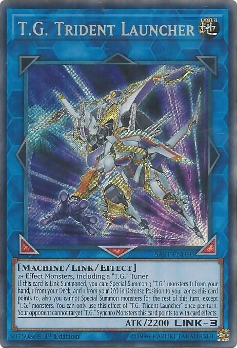 T.G. Trident Launcher (SAST-EN050) [Secret Rare] - Yu-Gi-Oh!