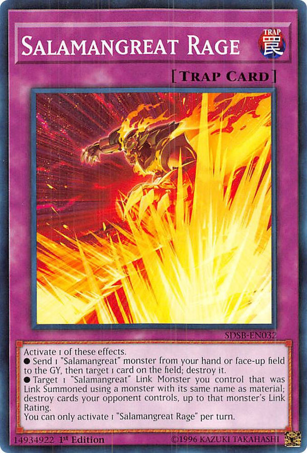 Salamangreat Rage (SDSB-EN032) [Common] - Yu-Gi-Oh!