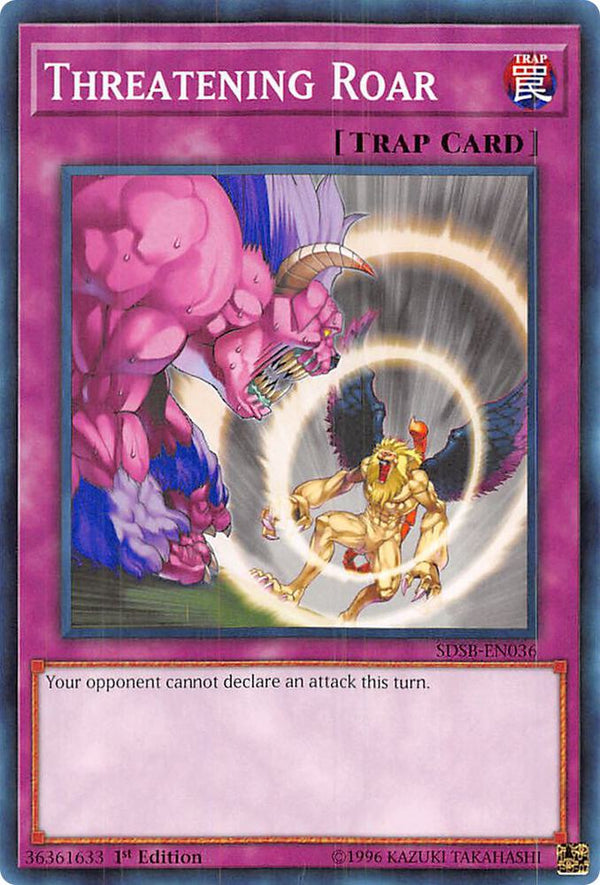 Threatening Roar (SDSB-EN036) [Common] - Yu-Gi-Oh!