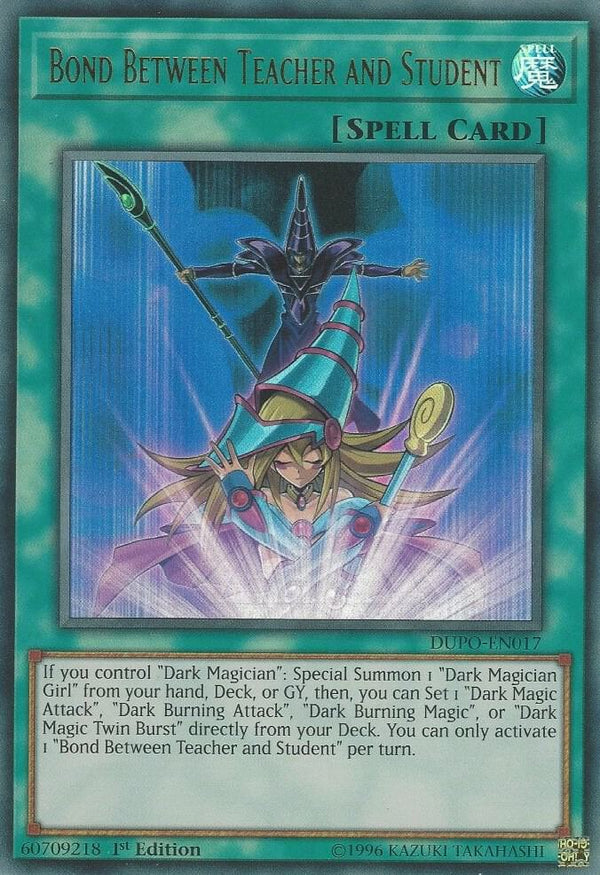 Bond Between Teacher and Student (DUPO-EN017) [Ultra Rare] - Yu-Gi-Oh!