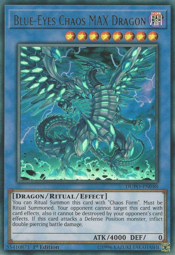 Blue-Eyes Chaos MAX Dragon (DUPO-EN048) [Ultra Rare] - Yu-Gi-Oh!