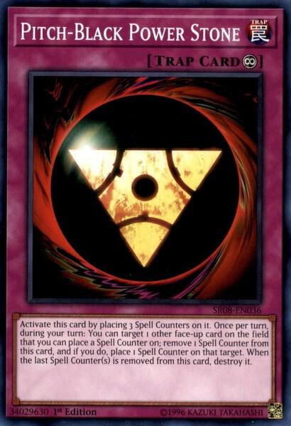 Pitch-Black Power Stone (SR08-EN036) [Common] - Yu-Gi-Oh!