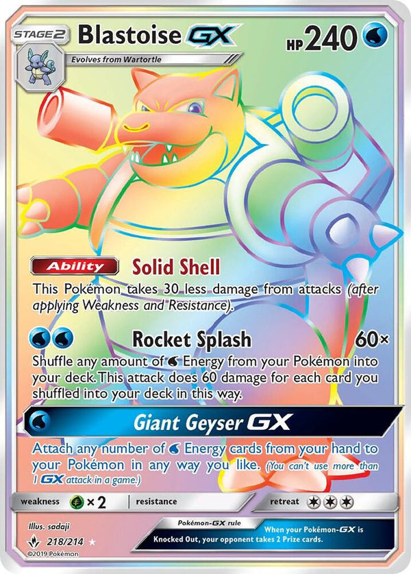 Blastoise GX (Secret) - Pokémon