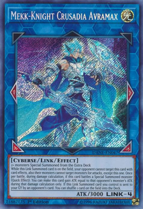 Mekk-Knight Crusadia Avramax (DANE-EN047) [Secret Rare] - Yu-Gi-Oh!