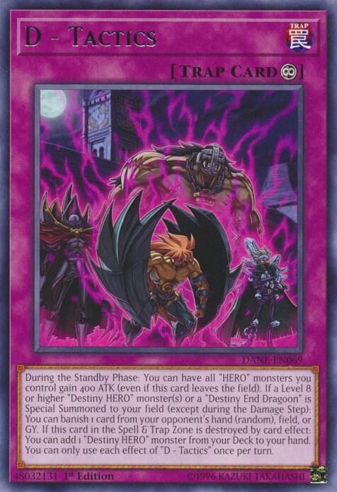 D - Tactics (DANE-EN069) [Rare] - Yu-Gi-Oh!