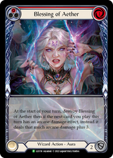 Blessing of Aether (Red) [LGS116] (Promo)  Rainbow Foil - Flesh And Blood