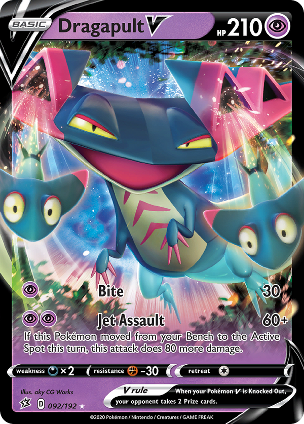 Dragapult V (092/192) [Sword & Shield: Rebel Clash] - Pokémon