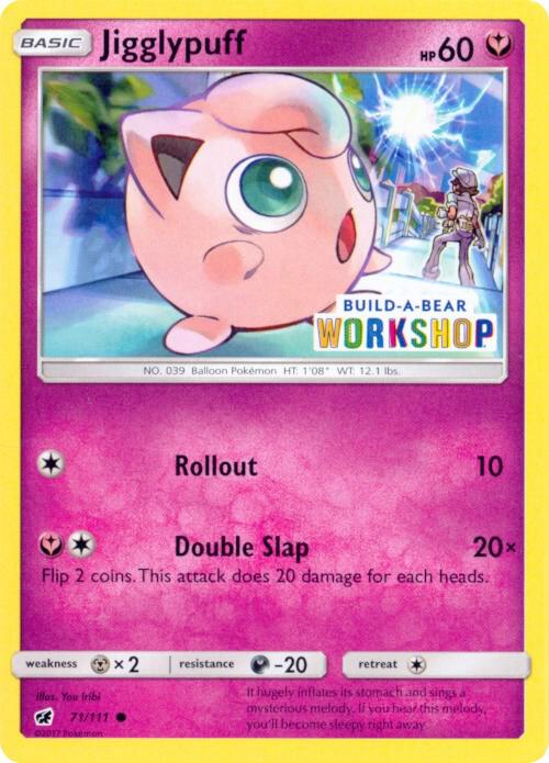 Jigglypuff - 71/111 (Build-A-Bear Workshop Exclusive)