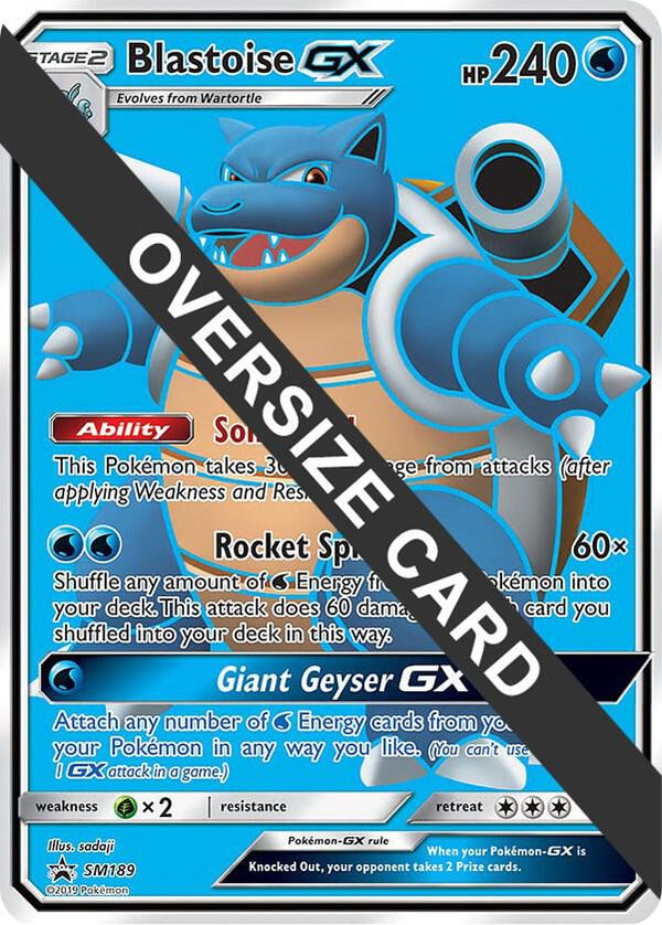 Blastoise GX - SM189 (Black Star Promos) - Pokémon