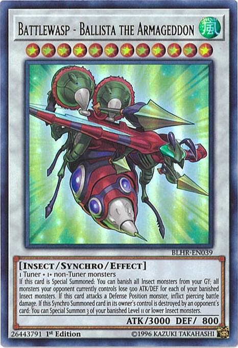 Battlewasp - Ballista the Armageddon (BLHR-EN039) [Ultra Rare] - Yu-Gi-Oh!