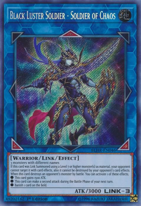 Black Luster Soldier - Soldier of Chaos (BLHR-EN046) [Secret Rare] - Yu-Gi-Oh!