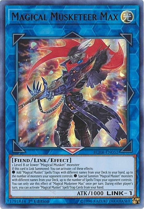 Magical Musketeer Max (BLHR-EN052) [Ultra Rare] - Yu-Gi-Oh!