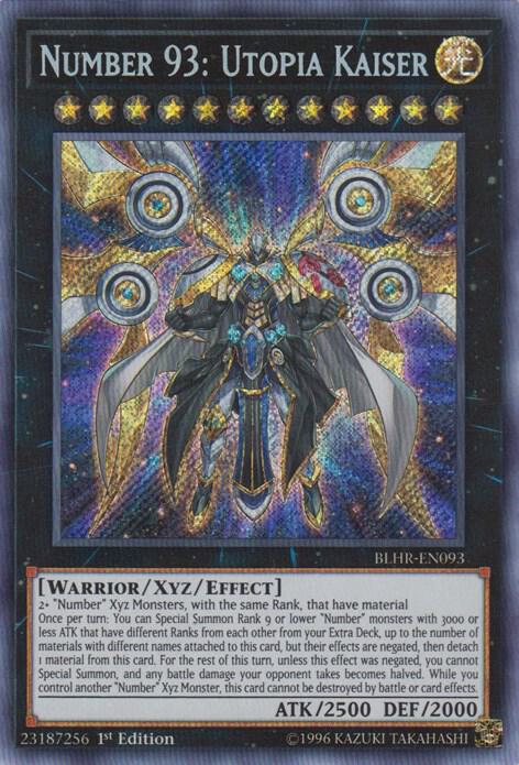 Number 93: Utopia Kaiser (BLHR-EN093) [Secret Rare] - Yu-Gi-Oh!