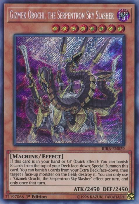 Gizmek Orochi, the Serpentron Sky Slasher