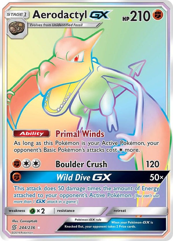 Aerodactyl GX (Secret) - Pokémon