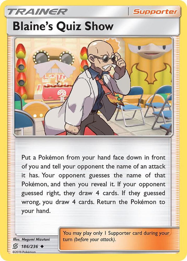 Blaine's Quiz Show - Pokémon