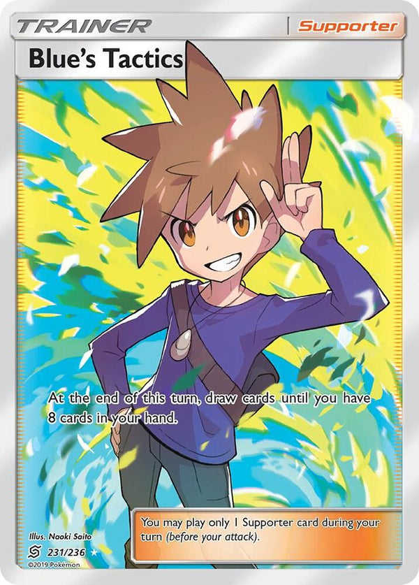 Blue's Tactics (Full Art) - Pokémon