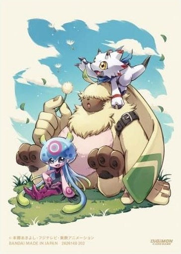 Digimon TCG: Official Card Sleeves (Gammamon, Angoramon & Jellymon - Digimon
