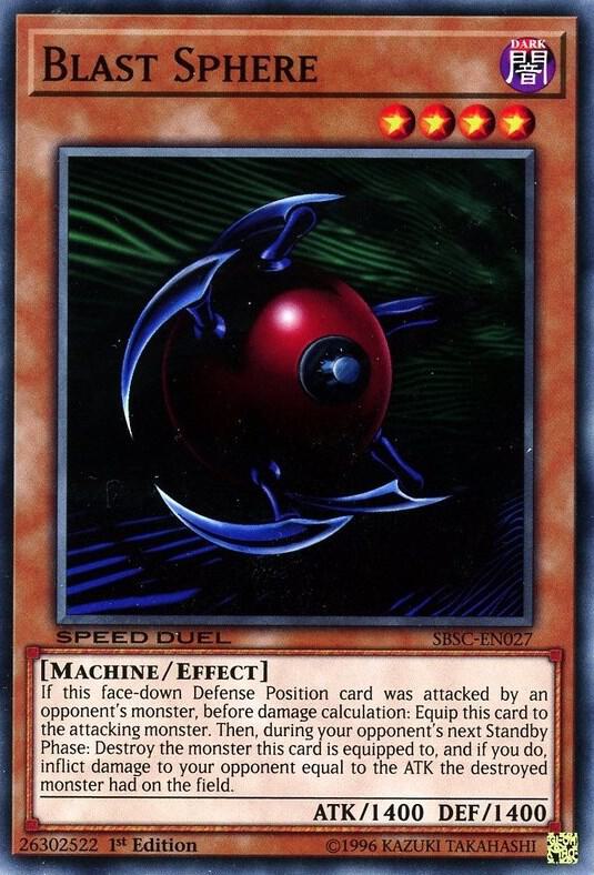 Blast Sphere (SBSC-EN027) [Common] - Yu-Gi-Oh!
