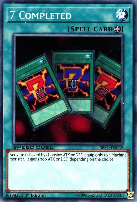 7 Completed (SBSC-EN029) [Common] - Yu-Gi-Oh!