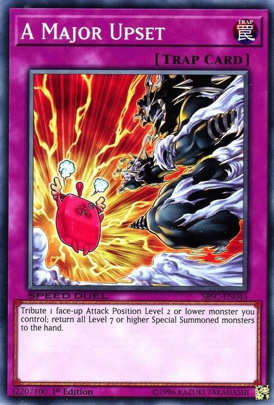 A Major Upset (SBSC-EN045) [Common] - Yu-Gi-Oh!