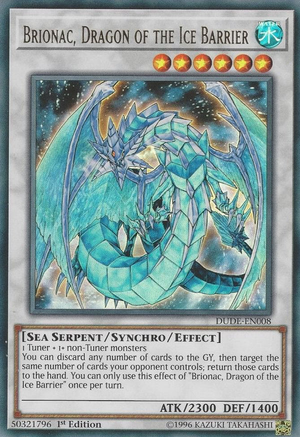 Brionac, Dragon of the Ice Barrier (DUDE-EN008) [Ultra Rare] - Yu-Gi-Oh!