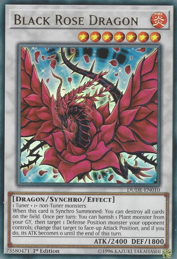 Black Rose Dragon (DUDE-EN010) [Ultra Rare] - Yu-Gi-Oh!