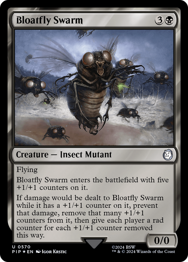 Bloatfly Swarm (Surge Foil) [Fallout] - Magic: The Gathering